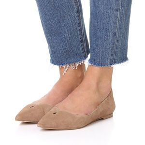 Sam Edelman Ruby suede flats, sz 8.5,taupe
